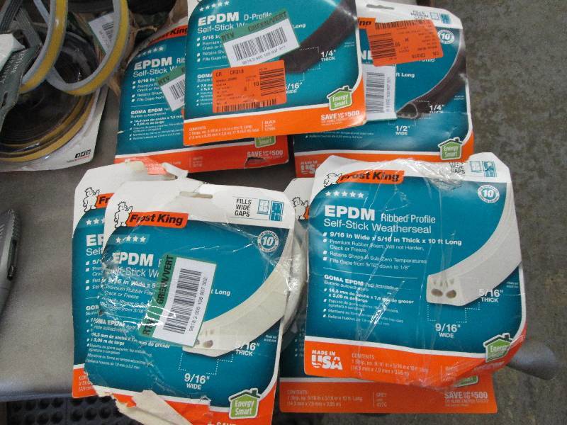 lot 234 image: Lot of 7 Rolls Frost King Self Stic...