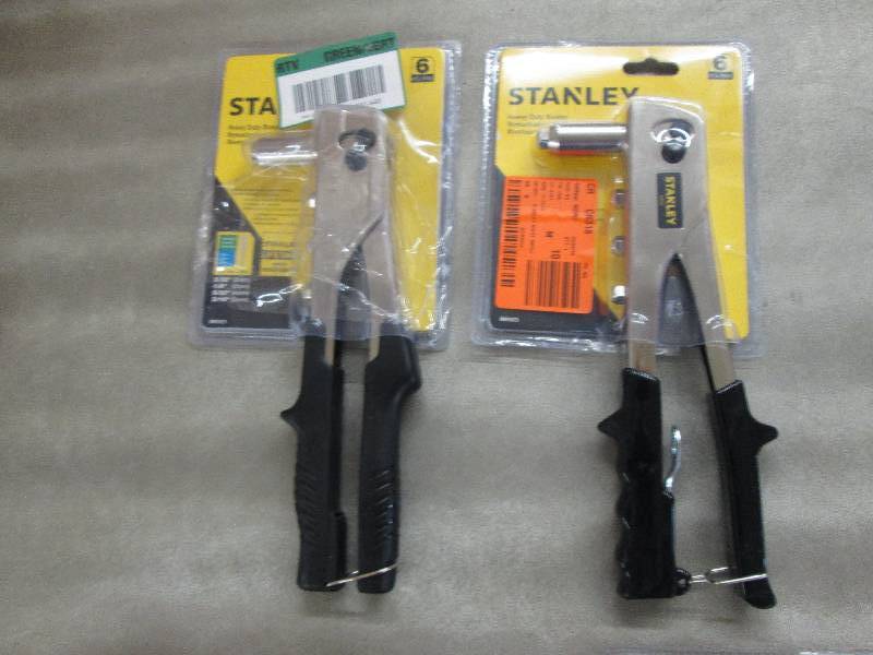 lot 245 image: Lot of 2 Stanley HD Right Angle Riv...