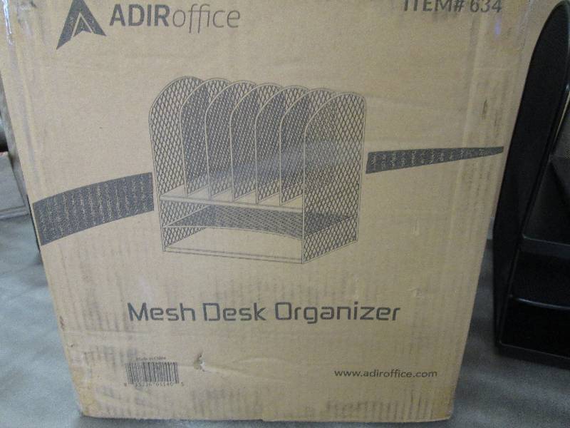 lot 260 image: AdirOffice Mesh Desk Organizer ...