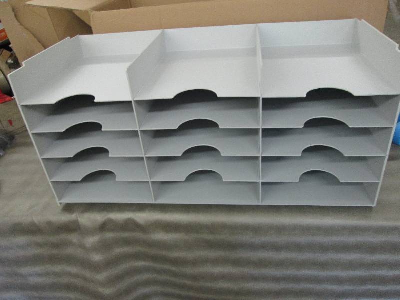 lot 264 image: Paperflow Polystyrene Stackable Hor...