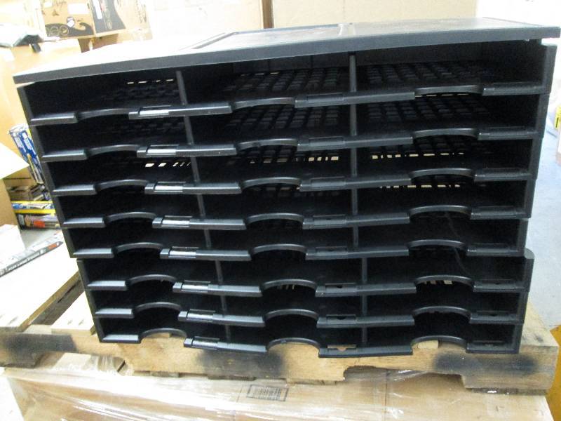 lot 265 image: Storex 8 Level Literature Center...