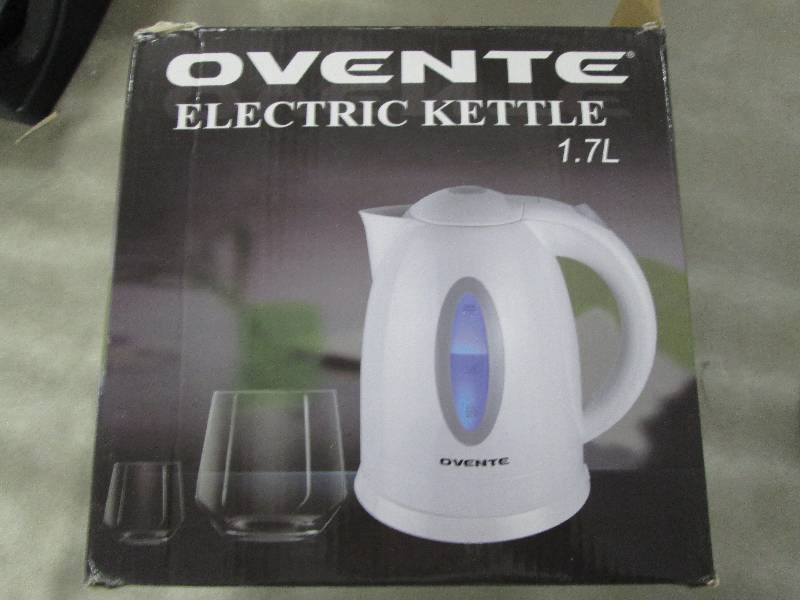 lot 275 image: Ovente Electric Kettle open box unt...