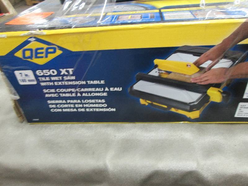 lot 317 image: QEP 650XT 34 HP Wet Tile Saw with ...