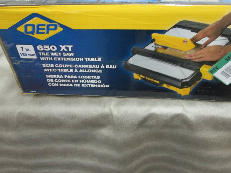 lot 319 image: QEP 650XT 34 HP Wet Tile Saw with ...