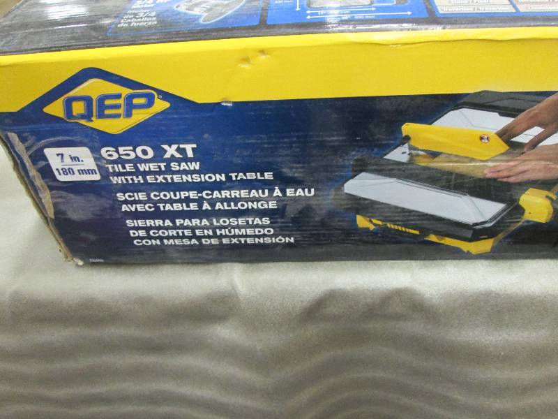 lot 321 image: QEP 650XT 34 HP Wet Tile Saw with ...