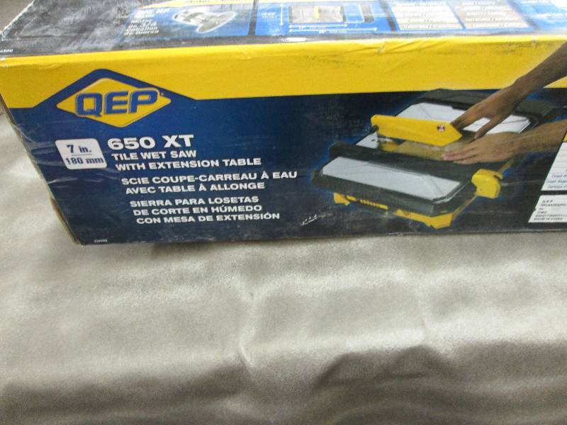 lot 322 image: QEP 650XT 34 HP Wet Tile Saw with ...