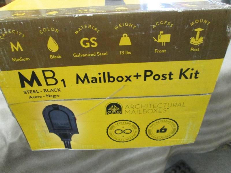 lot 336 image: Architectural Mailboxes MB1 Post Mo...