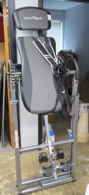 lot 11 image: Like-New INNOVA Inversion Table