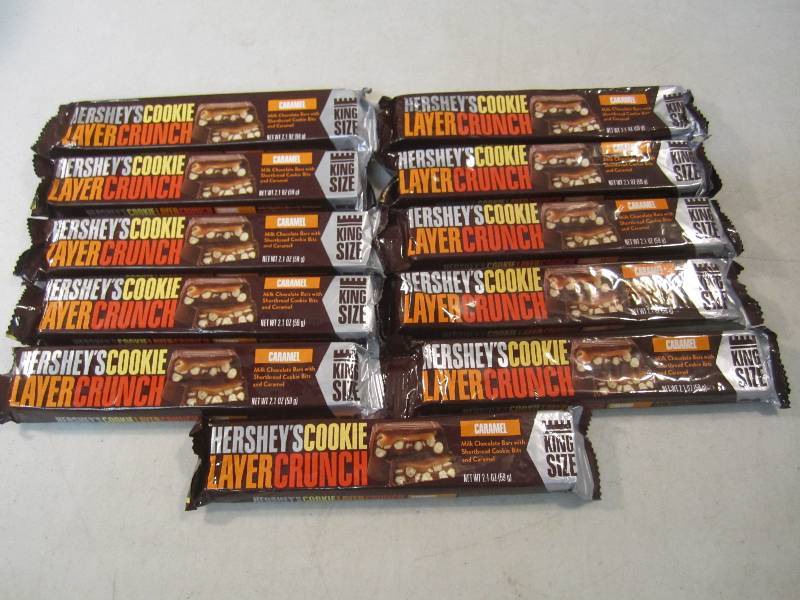 lot 60 image: 11 King Size Hersheys Caramel Cooki...