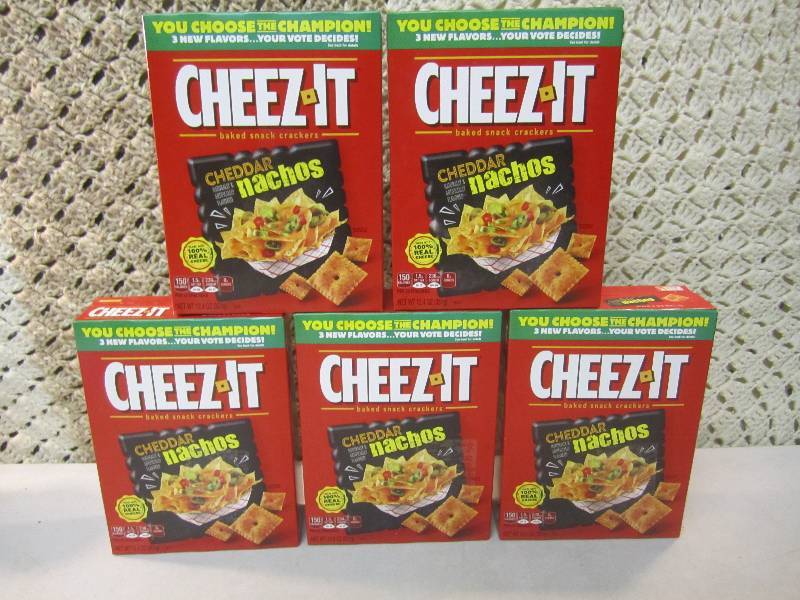 5 Boxes of Cheez-It Cheddar Nachos ... | Vintage, Collector, Hardware ...