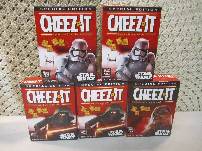 lot 66 image: 5 Boxes of Cheez-It Snack Crackers ...