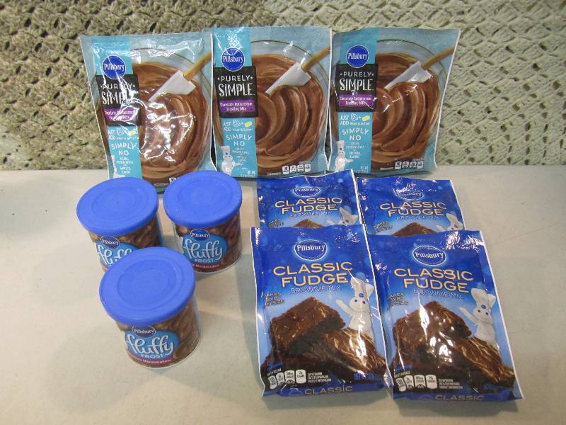 lot 80 image: Mixed Lot of Pillsbury Frosting Mix...