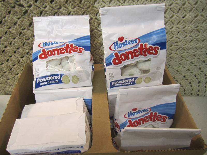 lot 81 image: 10 Bags of Hostess Powdered Donuts ...