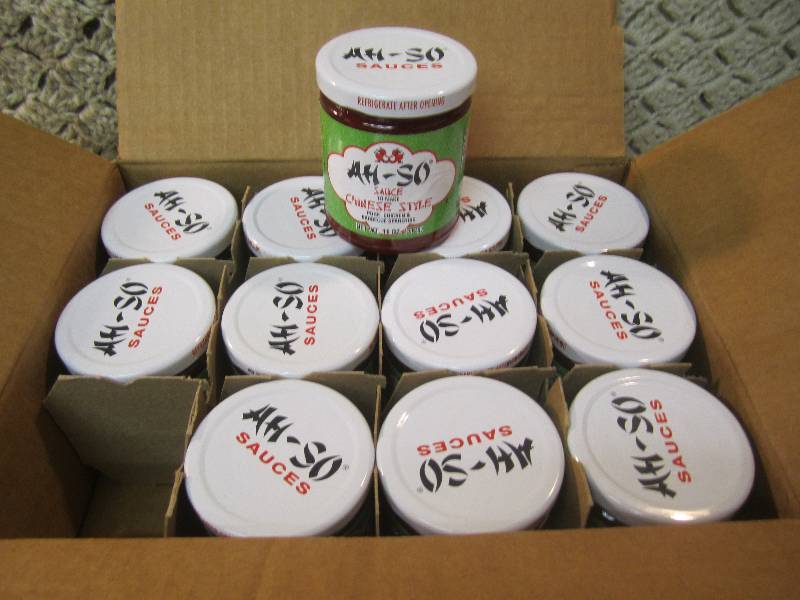 lot 106 image: Case of 12 Ah-So Sauce (Chinese BBQ...