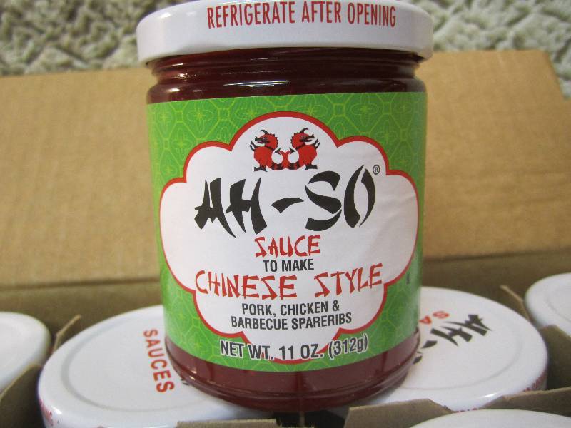 lot 107 image: Case of 12 Ah-So Sauce (Chinese BBQ...