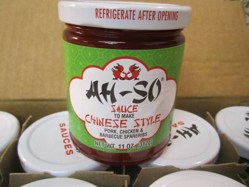 lot 108 image: Case of 12 Ah-So Sauce (Chinese BBQ...