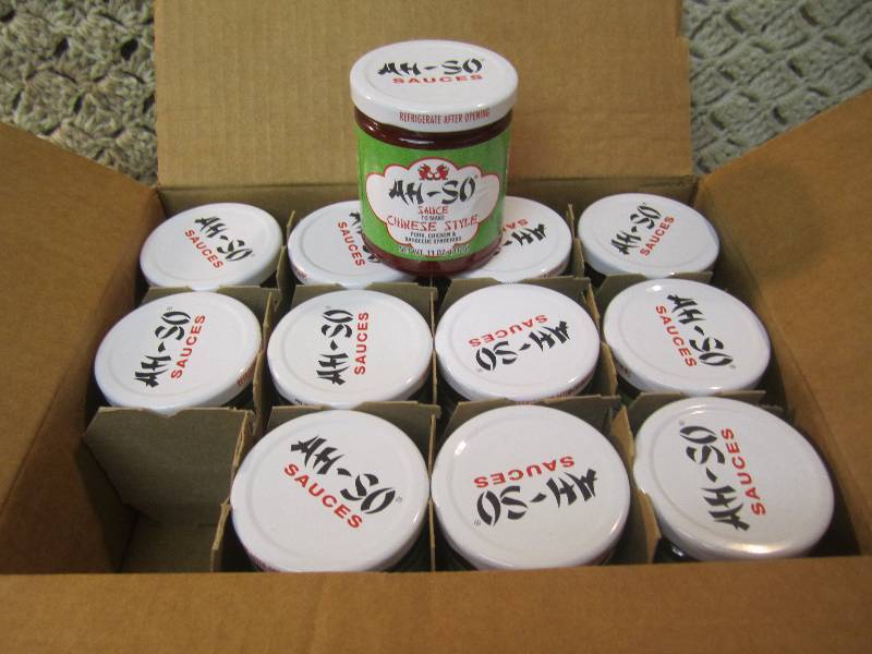 lot 109 image: Case of 12 Ah-So Sauce (Chinese BBQ...