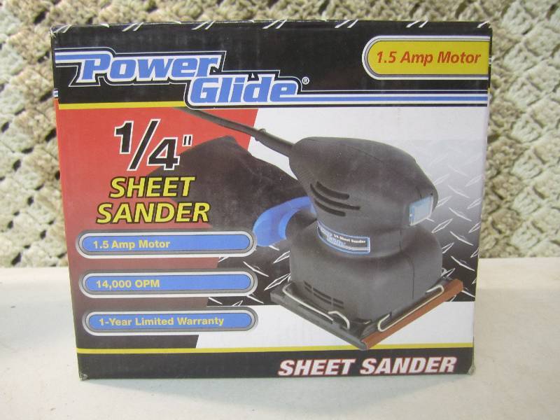 lot 126 image: Power Glide 14 Sheet Palm Sander  ...
