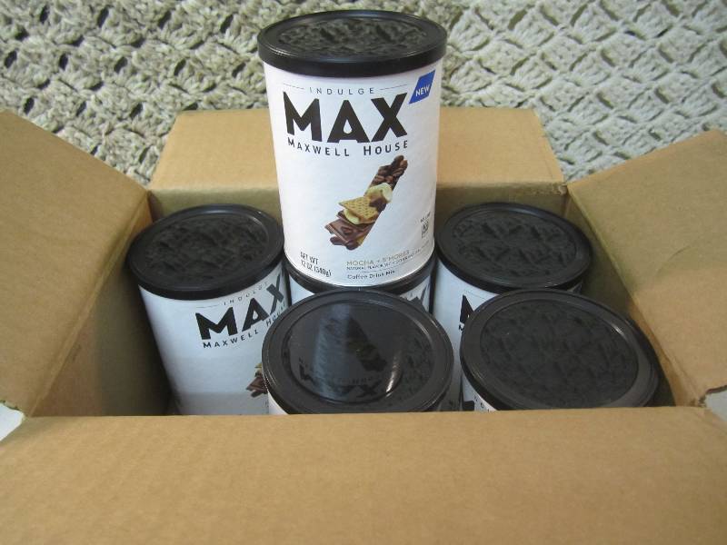 lot 127 image: Case of 6 MAX by Maxwell House Moch...