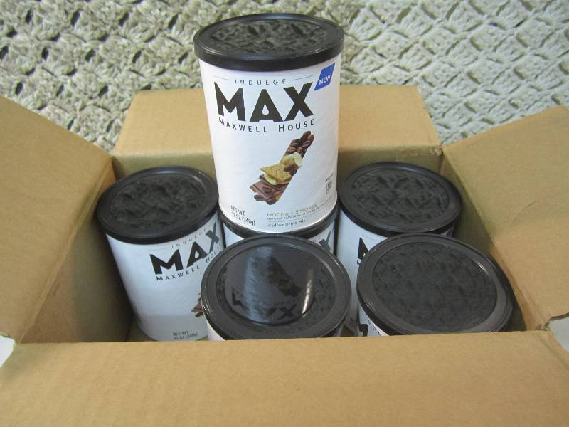 lot 128 image: Case of 6 MAX by Maxwell House Moch...