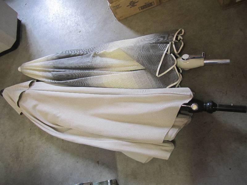 lot 165 image: 2 Outdoor Table Umbrellas 8 ft and ...