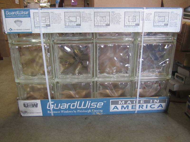 lot 166 image: GuardWise Basement Glass Block Wind...