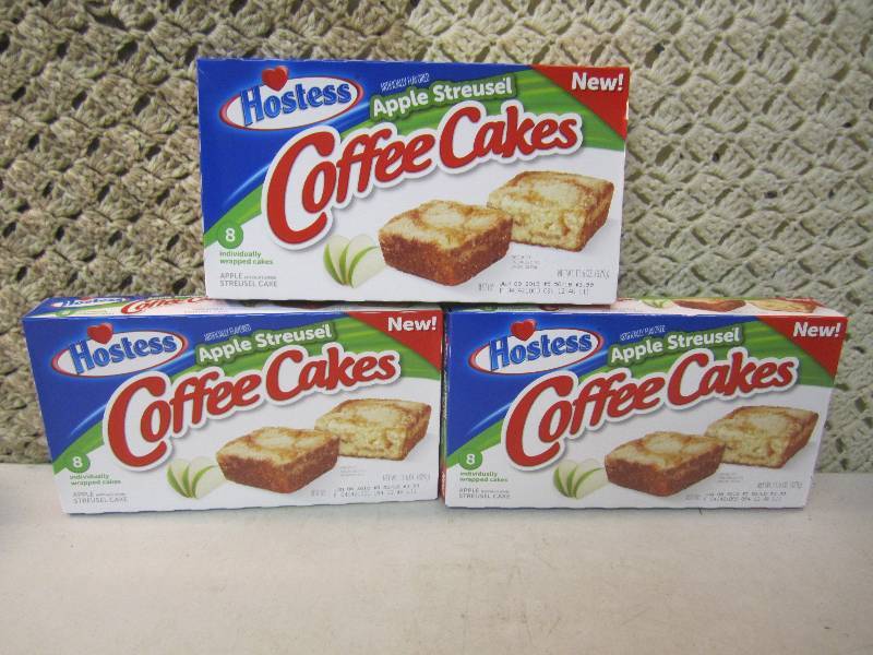 lot 200 image: 3 Boxes of Hostess Apple Streusel C...