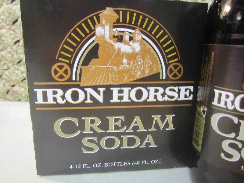 lot 205 image: 2 - 4 packs of Iron Horse Cream Sod...