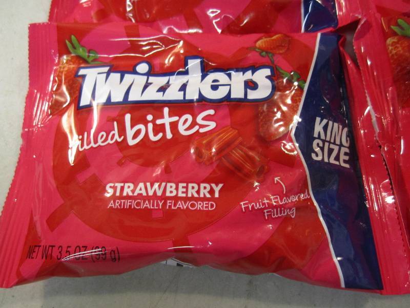 lot 218 image: 6 Bags of Twizzlers Filled Bites St...