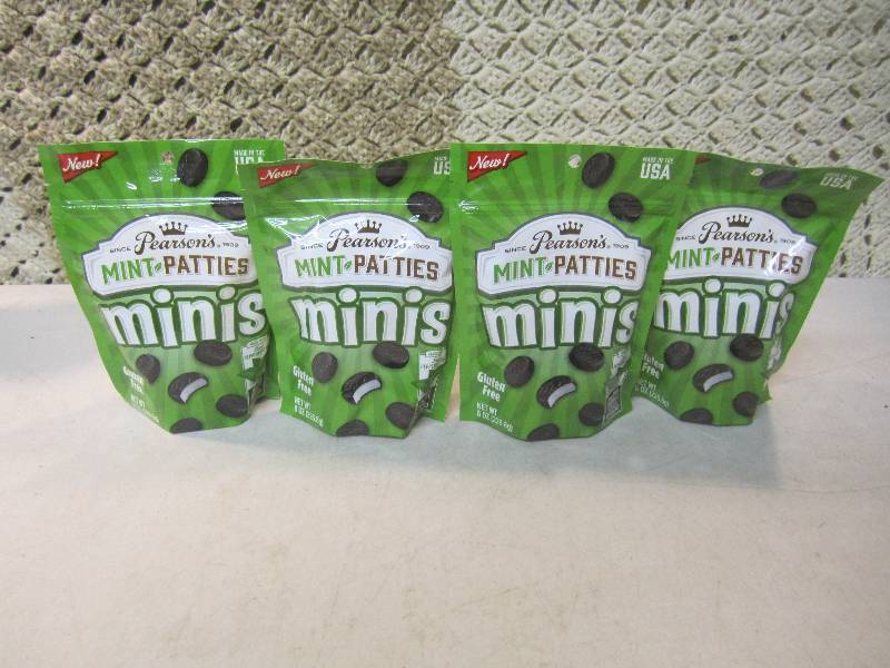 lot 238 image: 4 Bags of Pearsons Mint Patties Min...