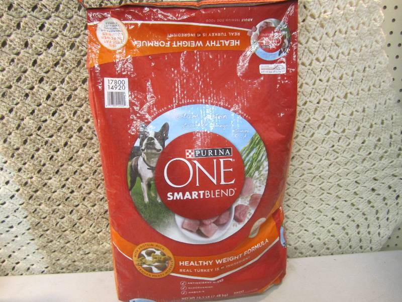 lot 256 image: 16.5 Pound Bag of Purina One Smart ...