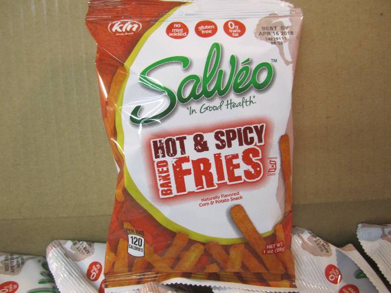 lot 260 image: Case of 90 Bags Hot & Spicy Baked F...