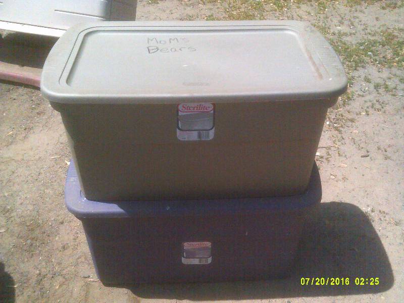 lot 8 image: 2 TOTES AND COVERS