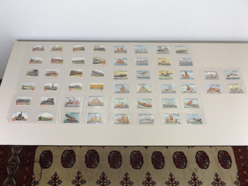 lot 2 image: MINT 1955 Topps Rails and Sails Cards