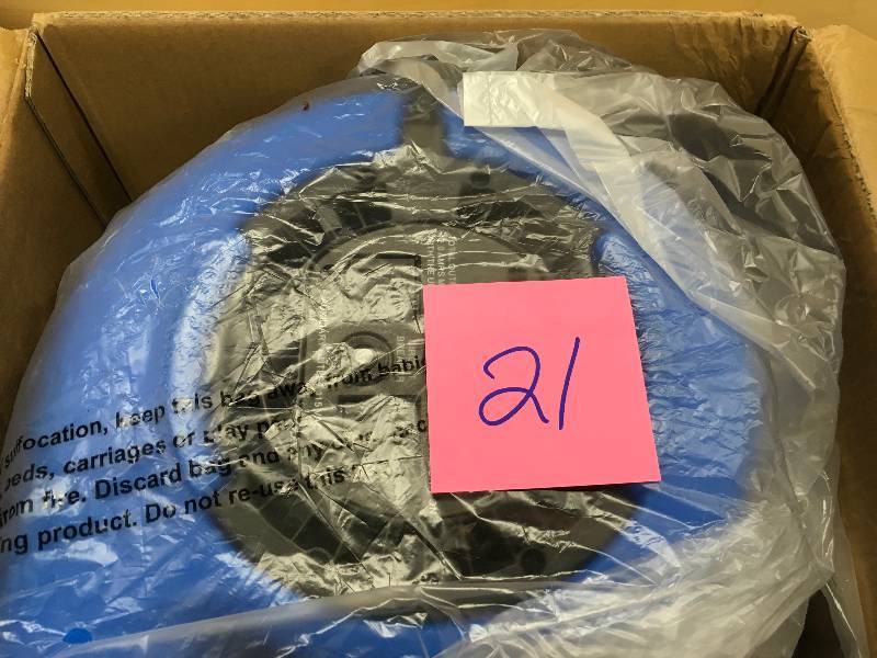 lot 21 image: B-Air 14 HP Air Mover for Water Damage Restoration Carpet Dryer Floor Blower Fan Home and Plumbing Use, Blue