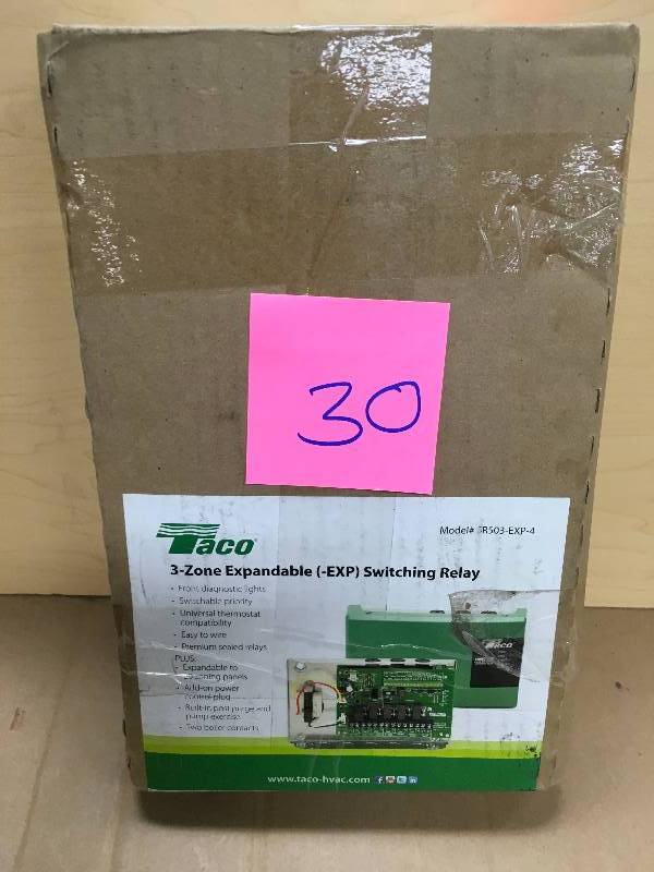 lot 30 image: Taco 3 Zone Switching Relay