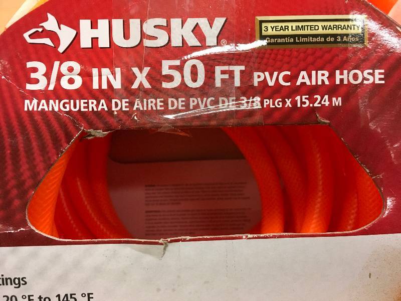 lot 44 image: HUSKY 38 in. x 50 ft. PVC Air Hose