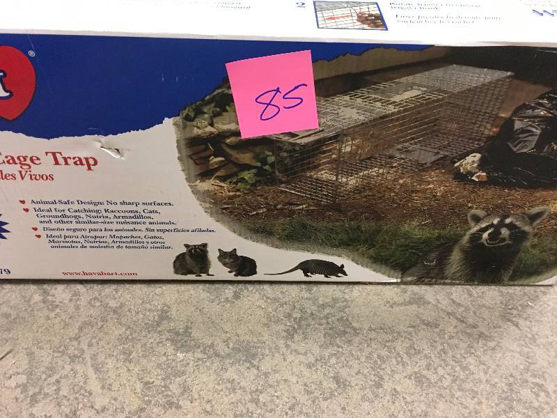 lot 85 image: Havahart Large 1-Door Live Animal Cage Trap