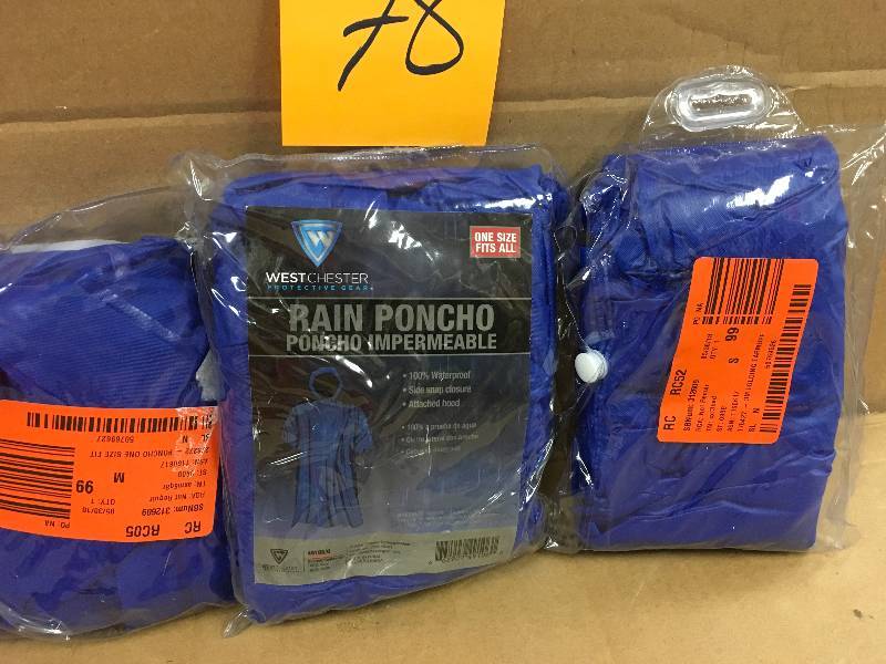 lot 78 image: Set of One Size Poncho