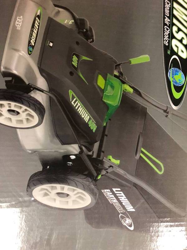 lot 106 image: Earthwise 40-Volt Lithium-ion Cordless 20 in. Lawn Mower