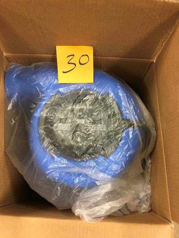 lot 30 image: B- Air 14 HP Air Mover for Water Damage Restoration Carpet Dryer Floor Blower Fan Home and Plumbing Use, Blue