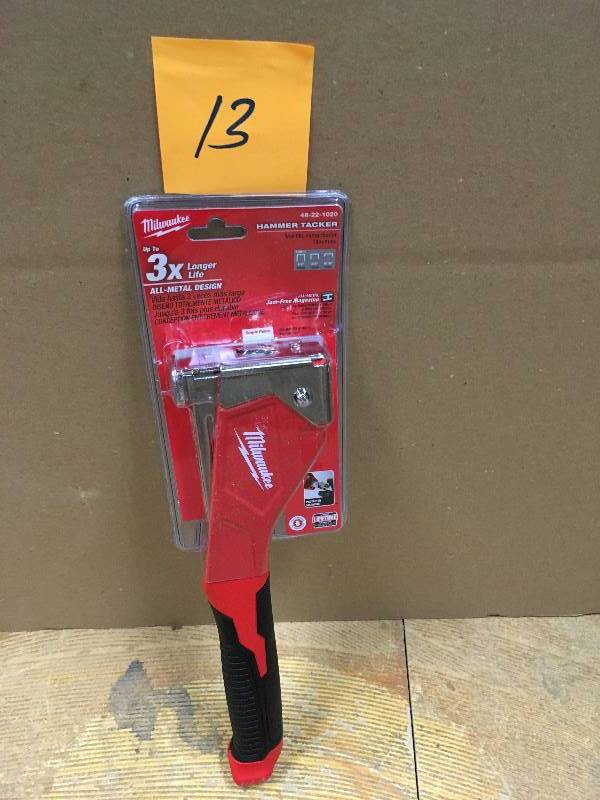 lot 13 image: Milwaukee 14.1 in. Hammer Tacker