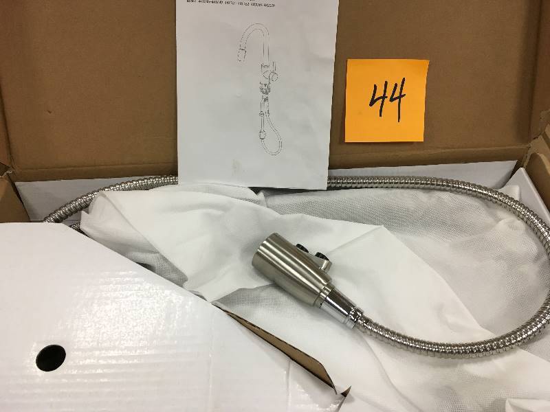 lot 44 image: Sonoma 441647 Single Lever Pull-Down Kitchen Faucet with 8 12 Reach, 15 12 F
