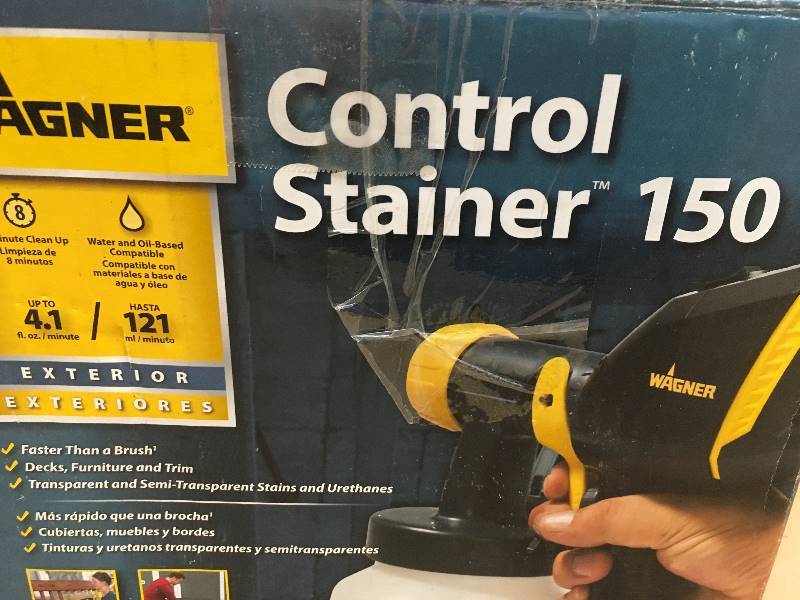lot 62 image: Wagner Control Stainer 150 HVLP Handheld Sprayer