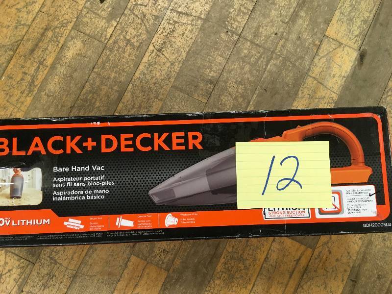 Black and Decker 20-Volt MAX Lithium-Ion Cordless Handheld Vacuum (Tool-Only)  in working conditions