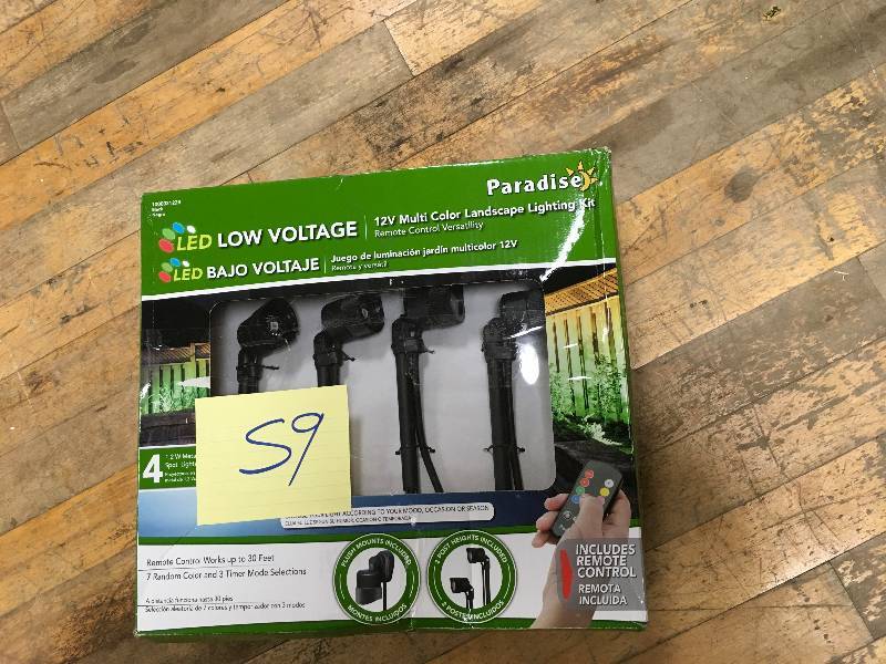 PARADISE Multi Color LED Nano Spot Light (4-Pack) new