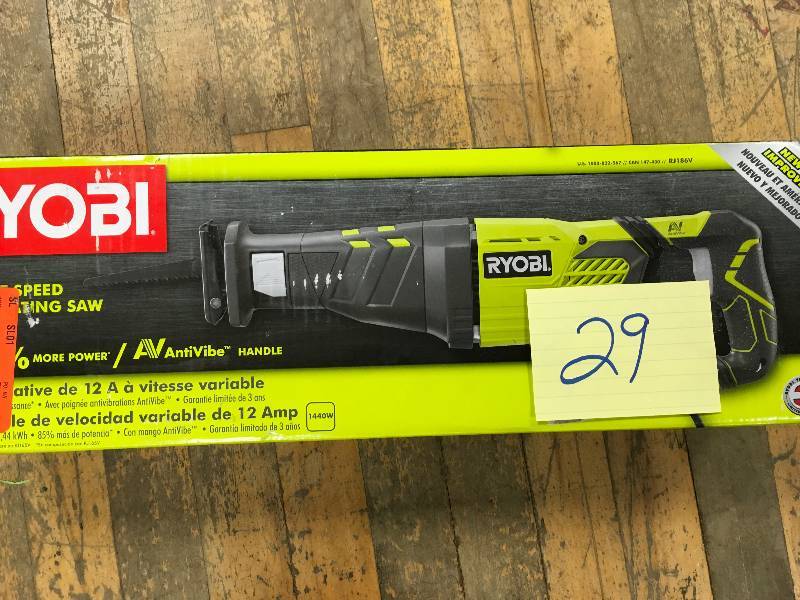 Ryobi 12 Amp Reciprocating Saw in good working condition