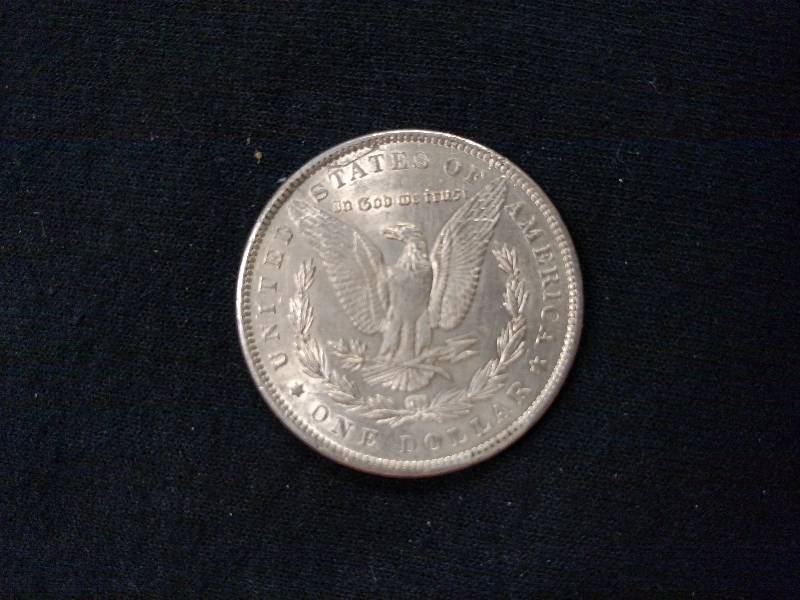 1890 AU Morgan Silver Dollar...