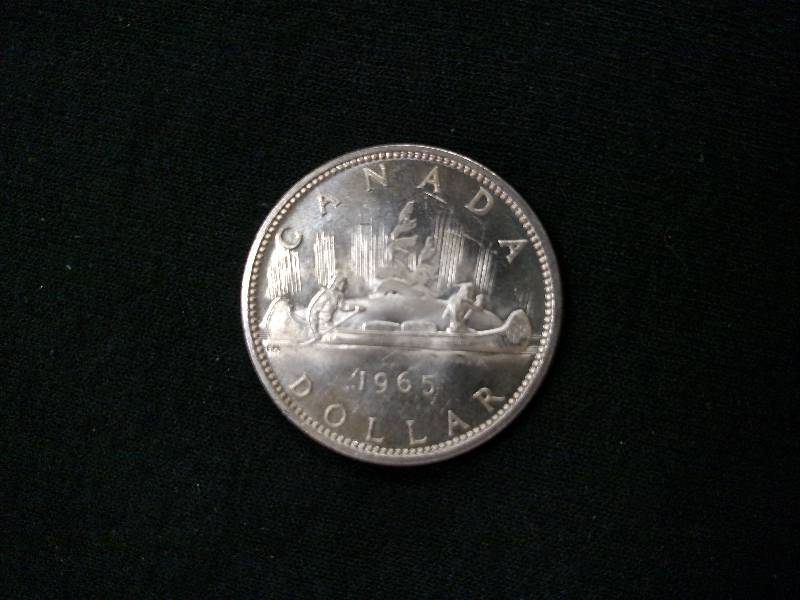 1965 Canada Silver Dollar .80 Silve...