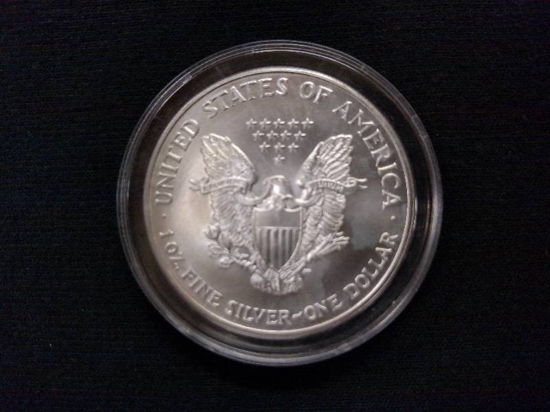 1999 Painted Silver Eagle One Ounce...